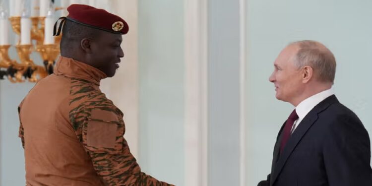 Putin in burkina faso