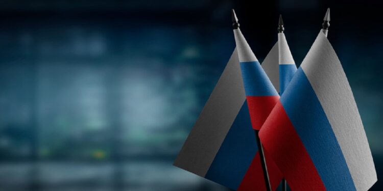 Russian flags