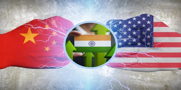 China us india
